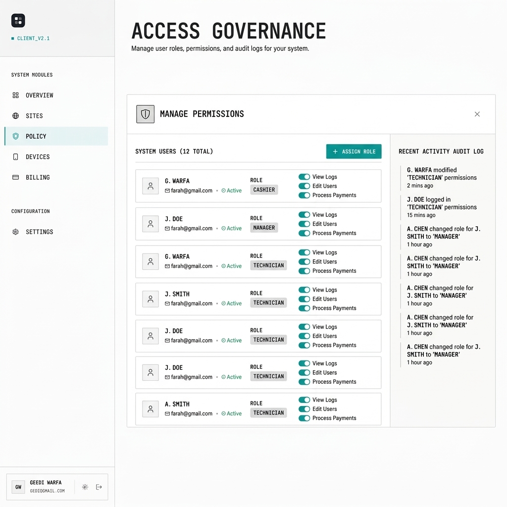 Centralized Structural Control Interface