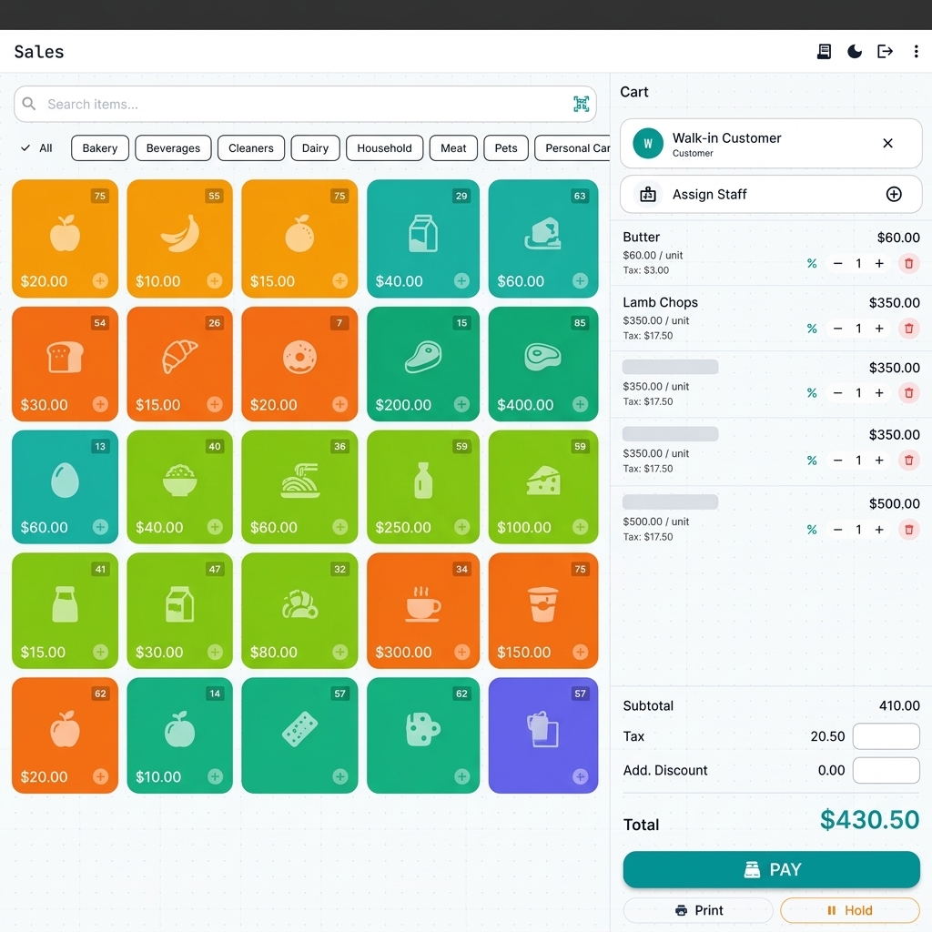 Contention-Safe Kitchen Flow Interface
